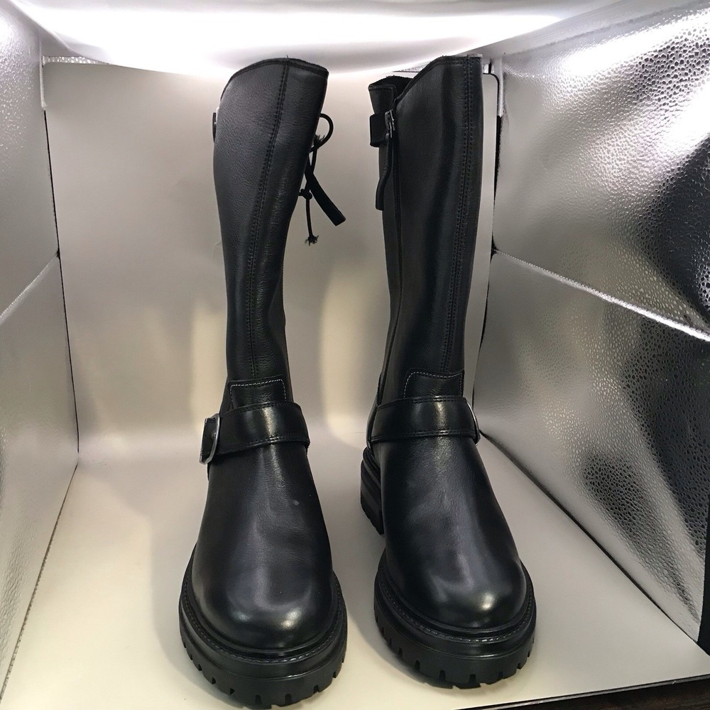 Harley Davidson Ladies Size 7 11" Westfield Black Boot - Picture 2 of 9